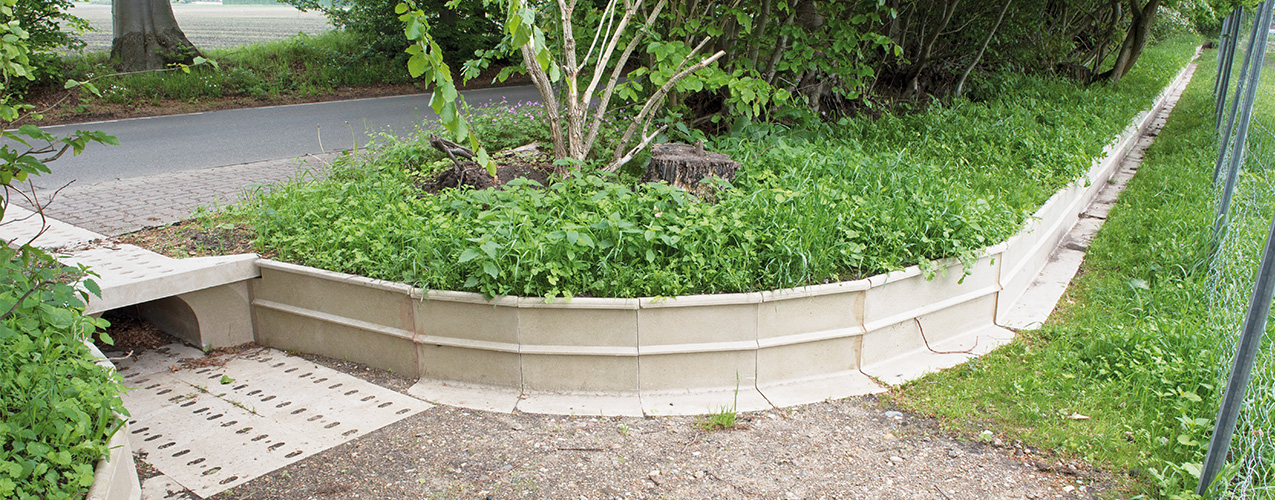 ACO Wildlife tunnel and guide wall installed in highway application for biodiversity protection