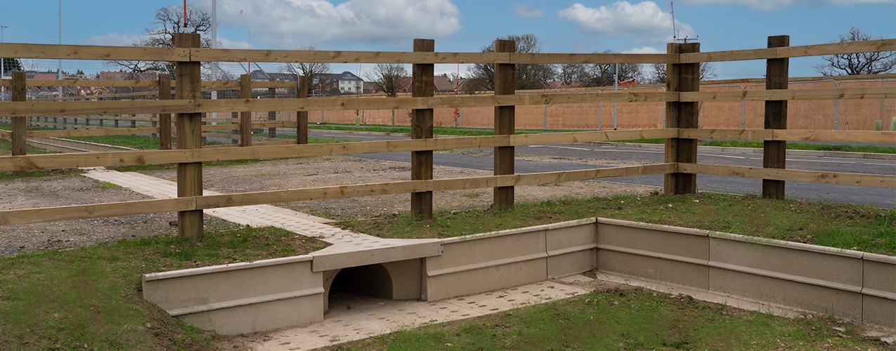 Wildlife Tunnel installed at Ashridge Farm in Wokingham