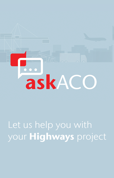 askACO support for Highways projects