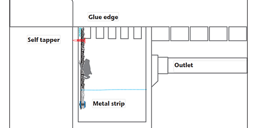 Installation image of aco wildlife ladder for standard gullies